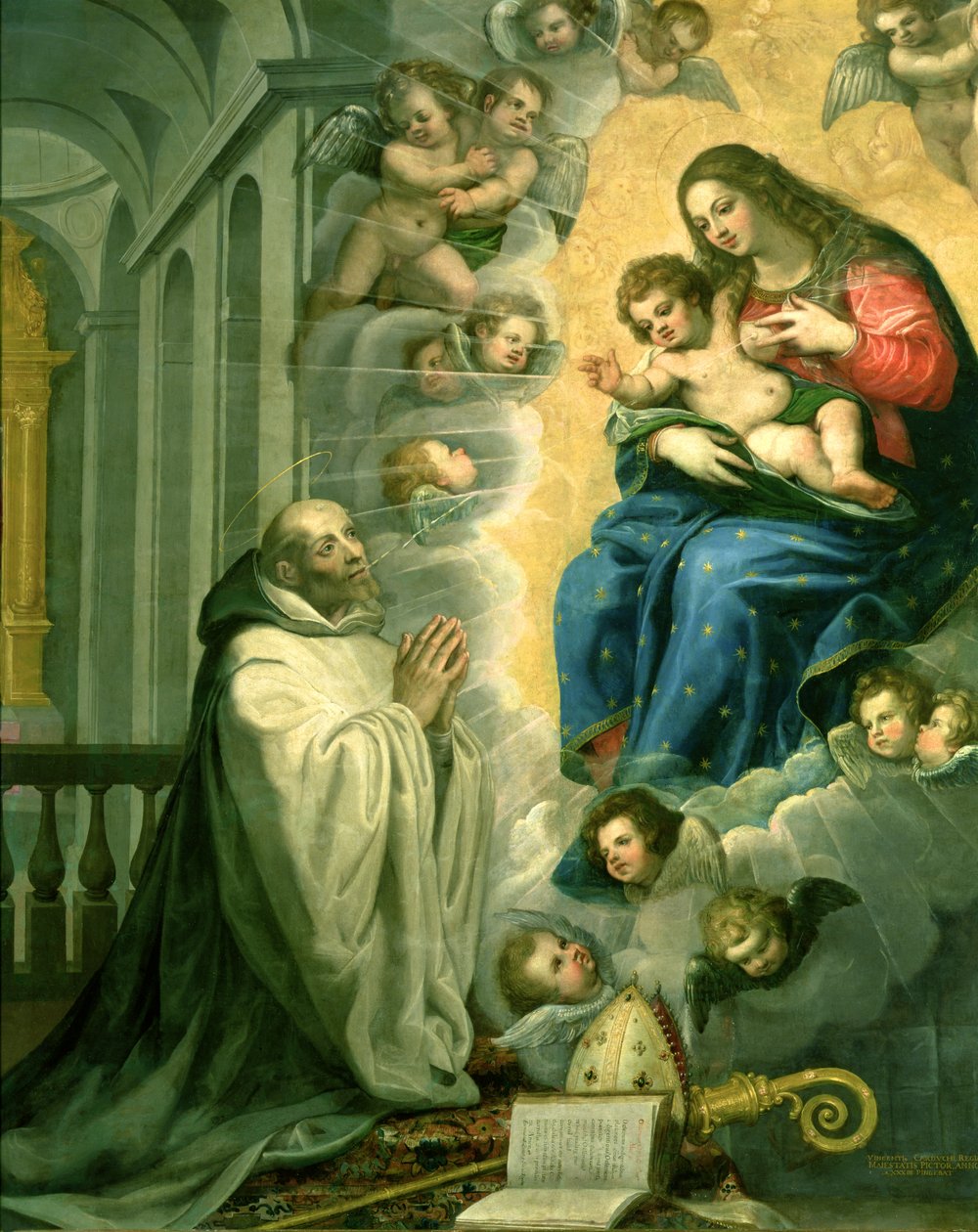 La Vision de Saint Bernard, 1634 - Vicente Carducho