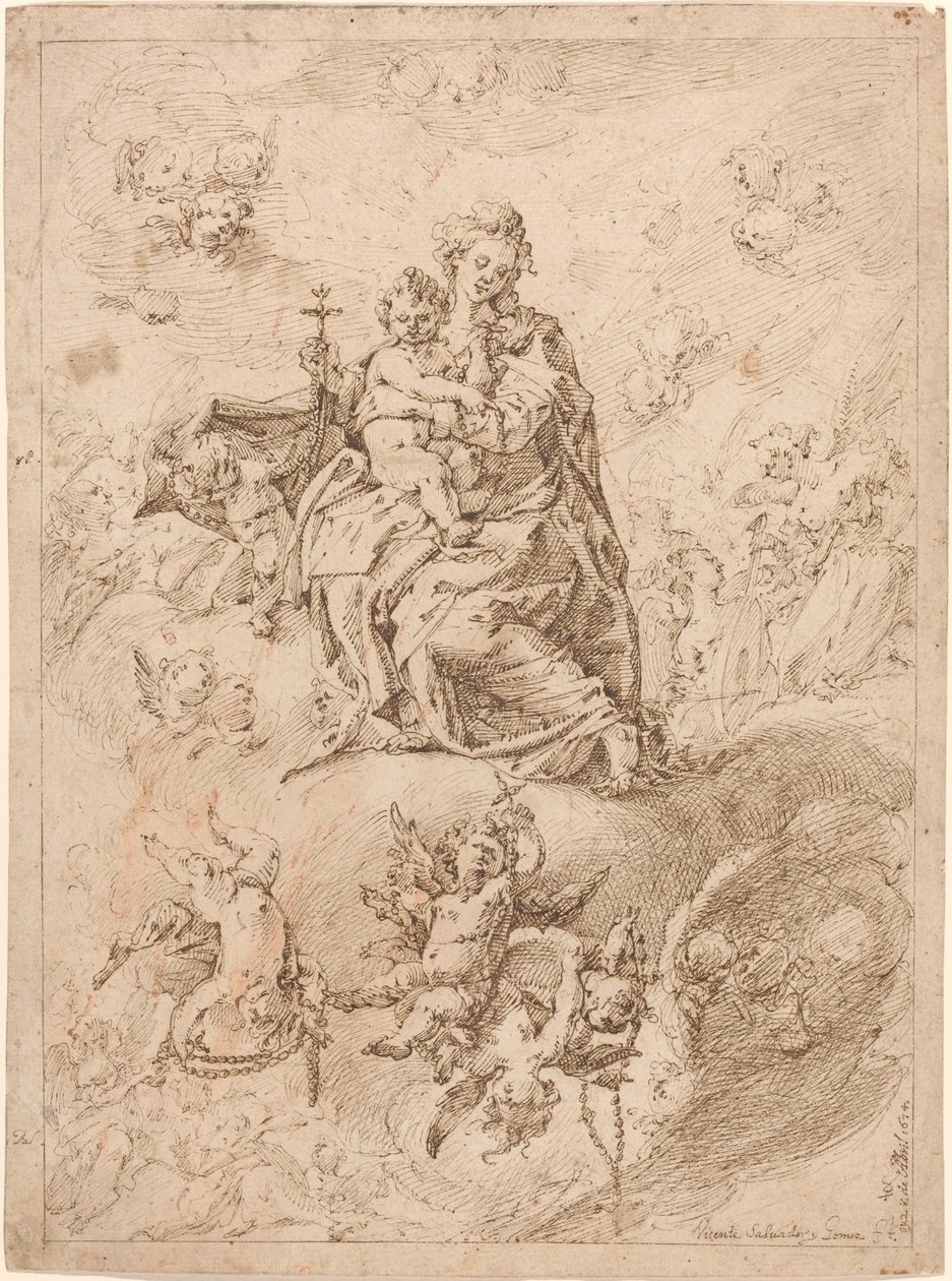 La Madone du Rosaire - Vicente Salvador Gómez