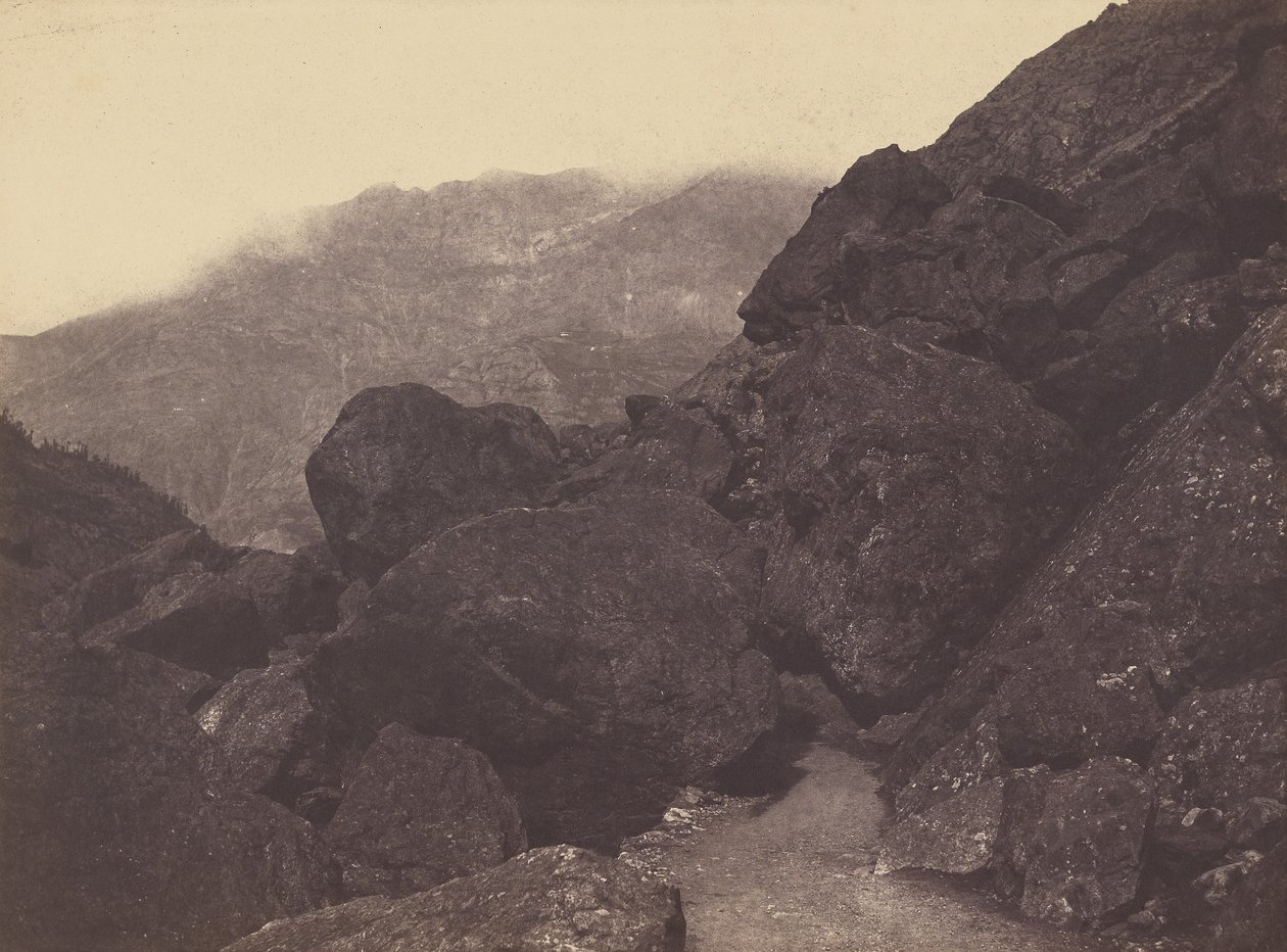 [Rochers près de Gavarnie] - Vicomte Joseph de Vigier