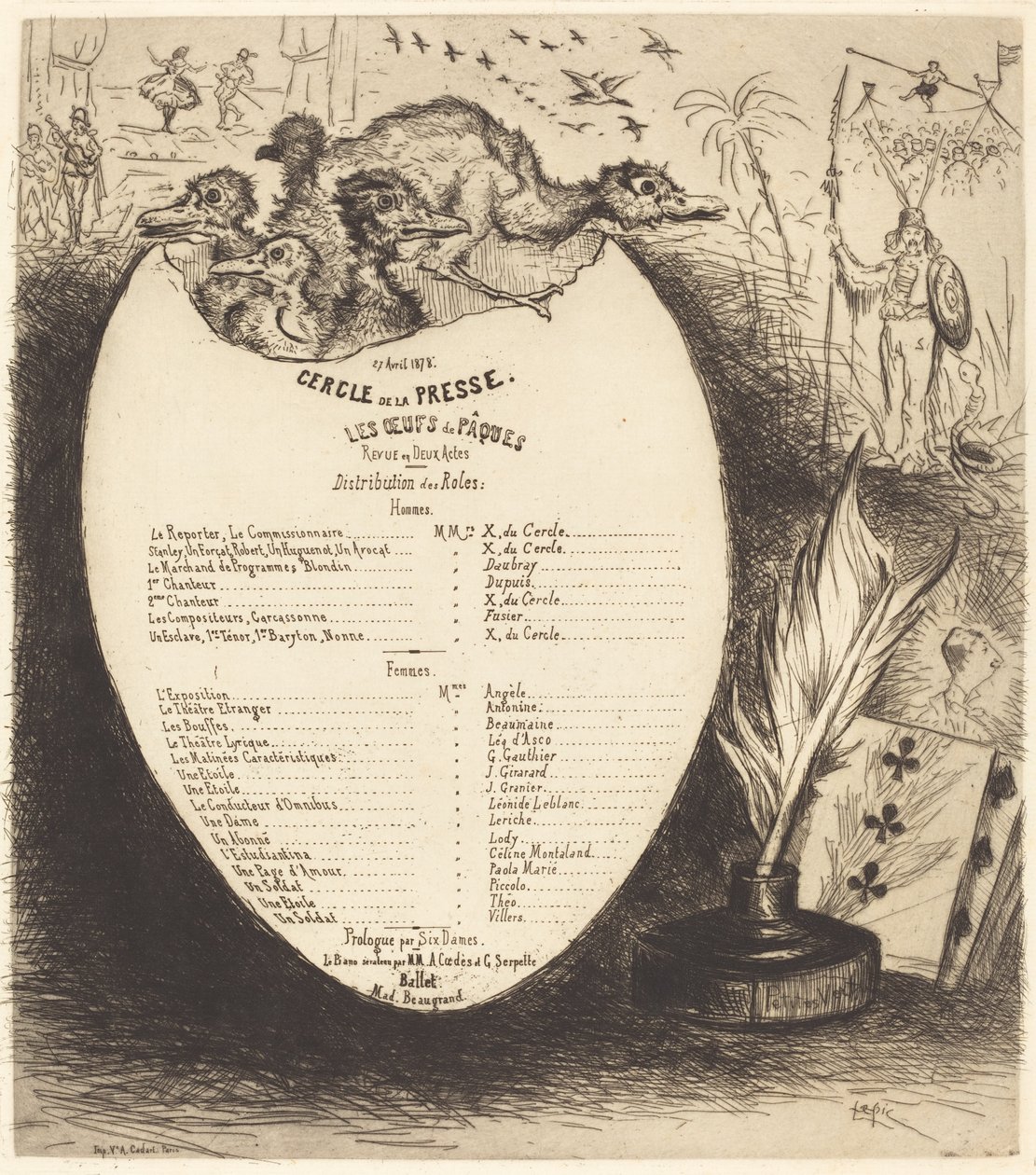 Les œufs de Pâques - Vicomte Ludovic Lepic