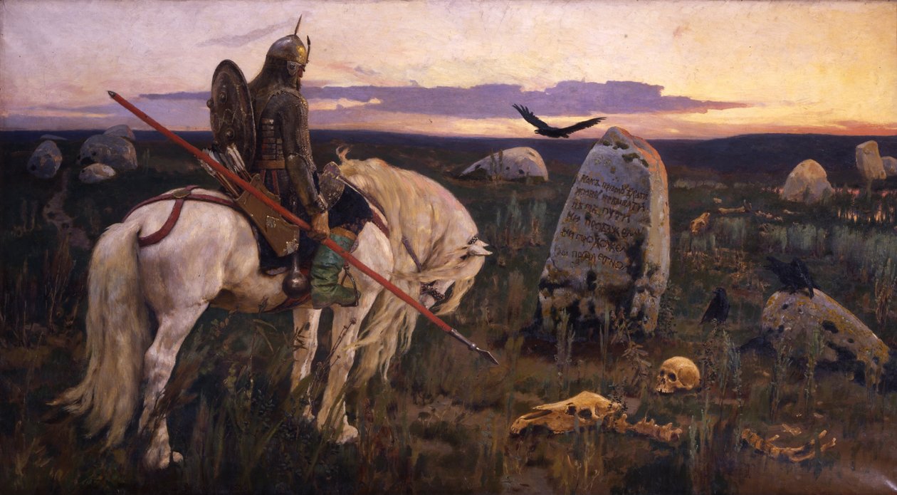 Chevalier au carrefour - Victor Mikhailovich Vasnetsov