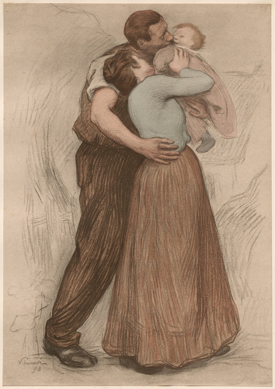 Le Baiser - Victor Emile Prouve