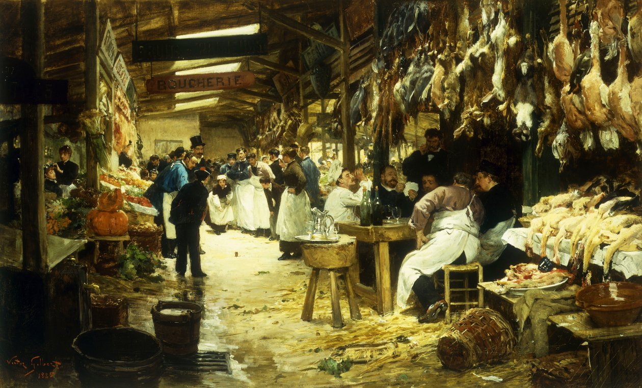 Le Marché, 1885 - Victor Gabriel Gilbert