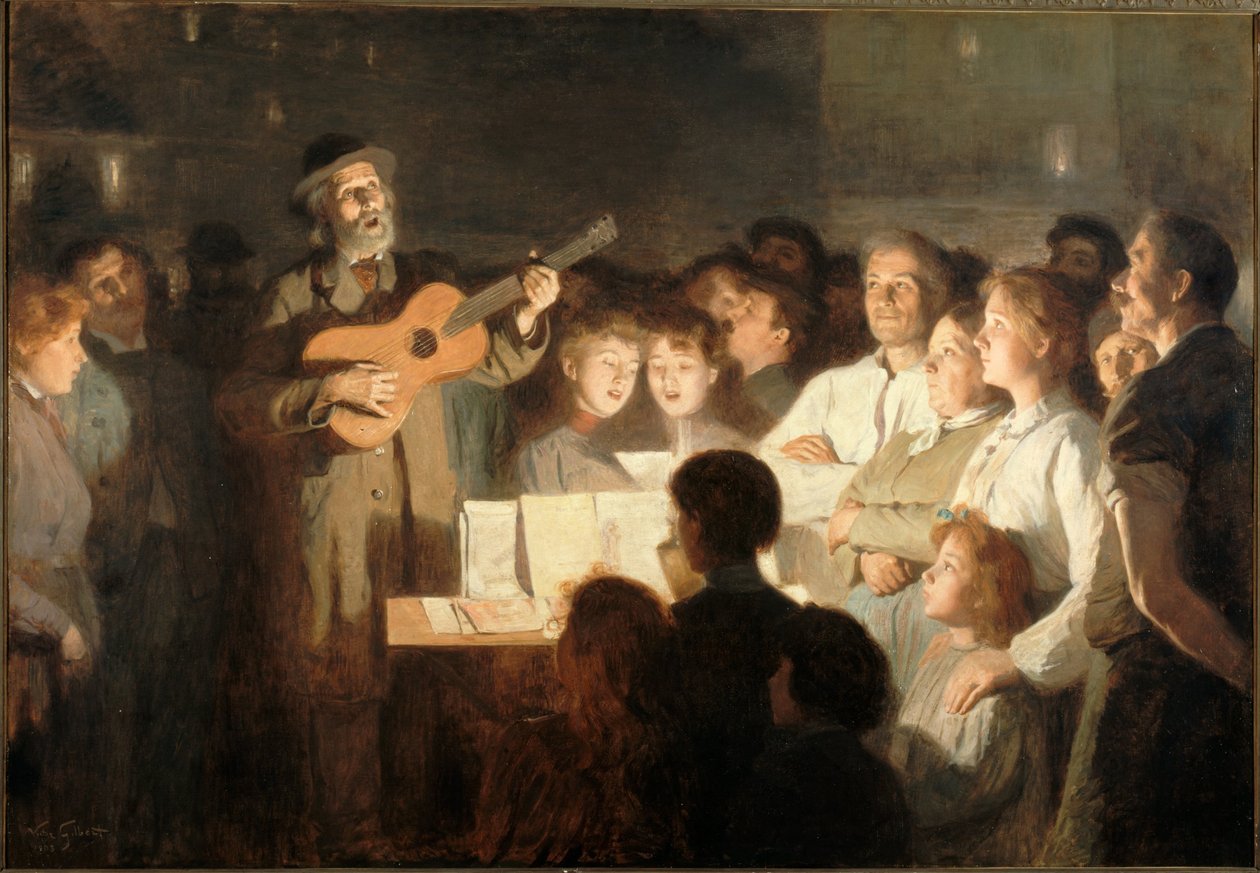 Le Marchand de chansons - Victor Gabriel Gilbert
