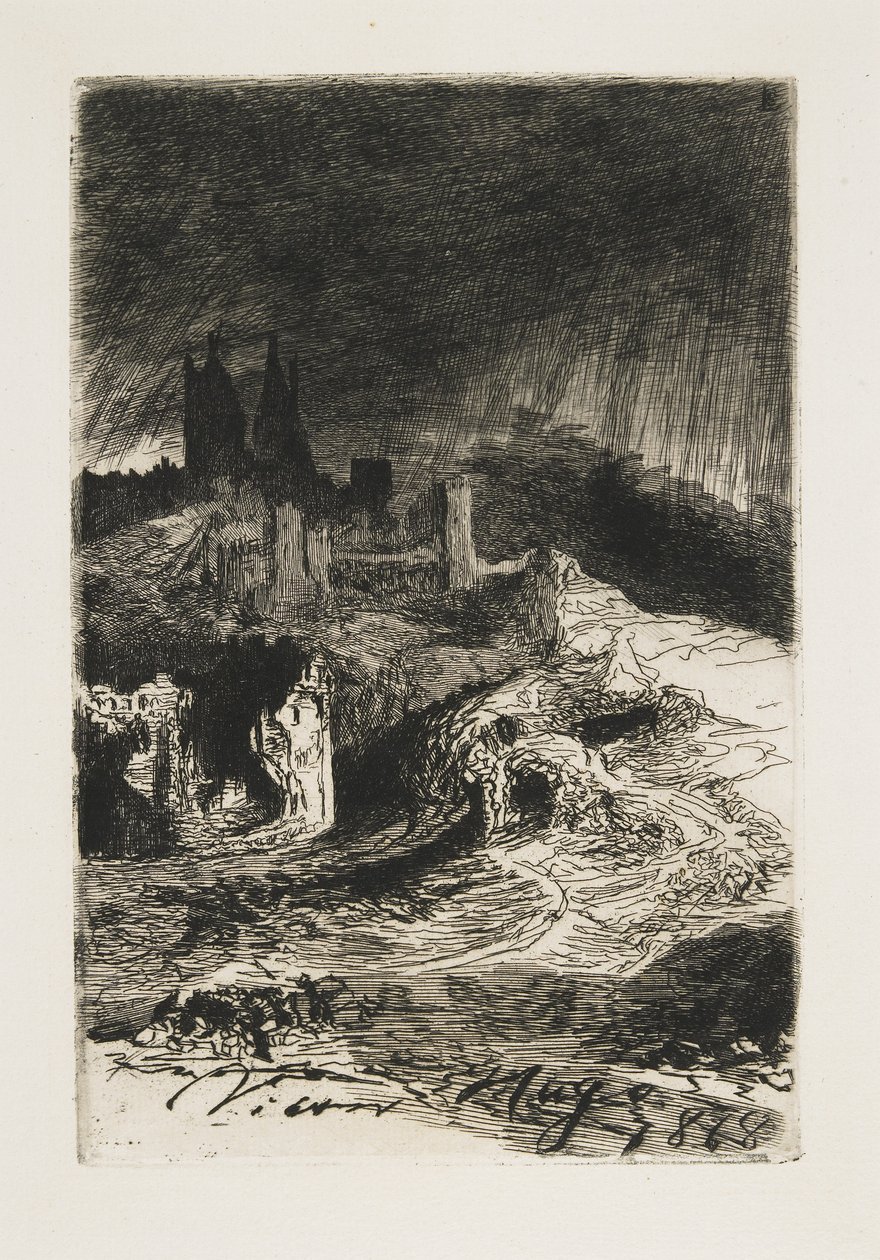 Paysage, 1868 - Victor Hugo