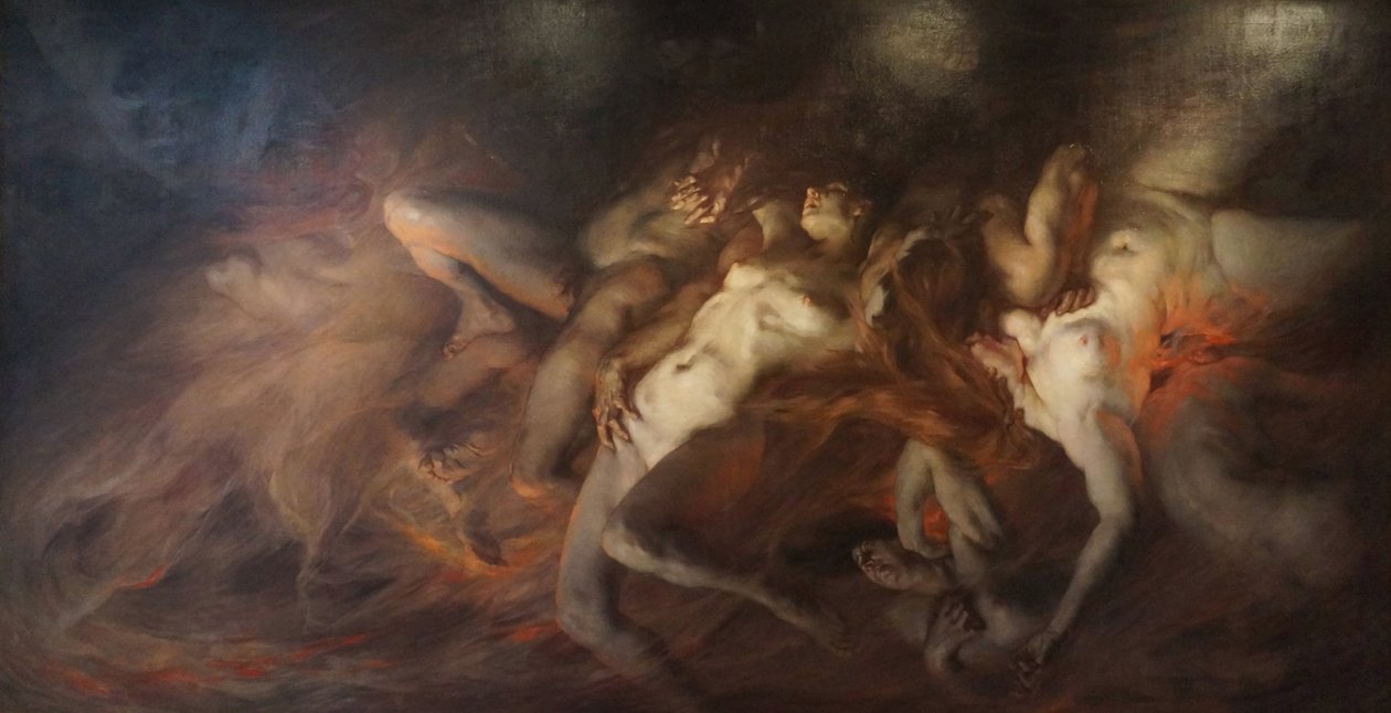 Les Voluptueux, 1889 - Victor Prouvé