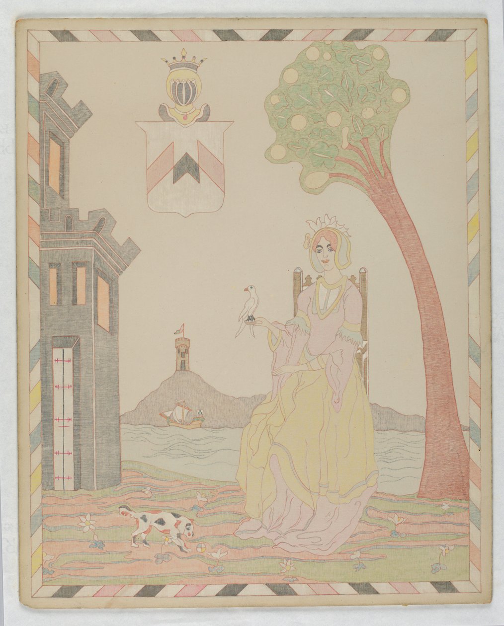 Femme Assise sur une Chaise - Victor Wilbour