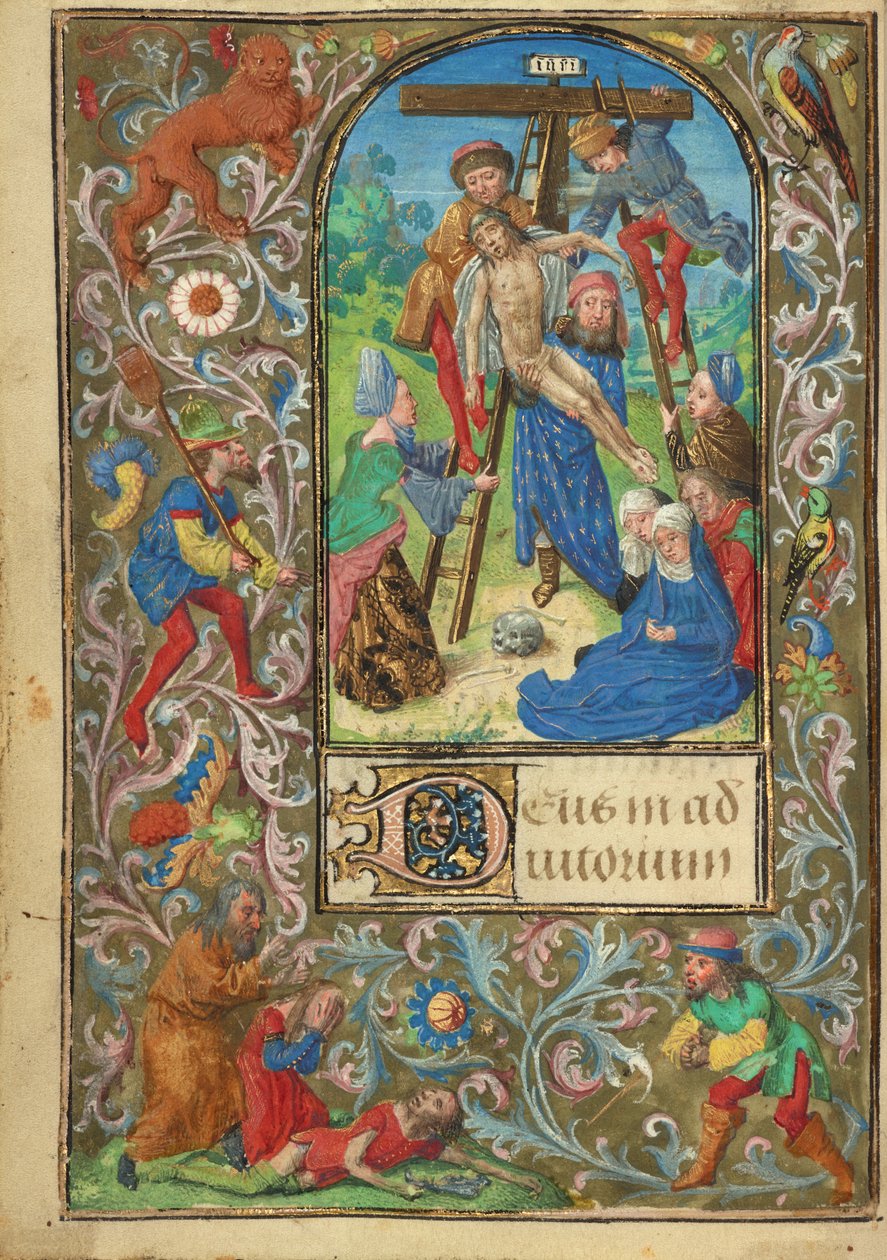 La déposition - Vienna Master of Mary of Burgundy