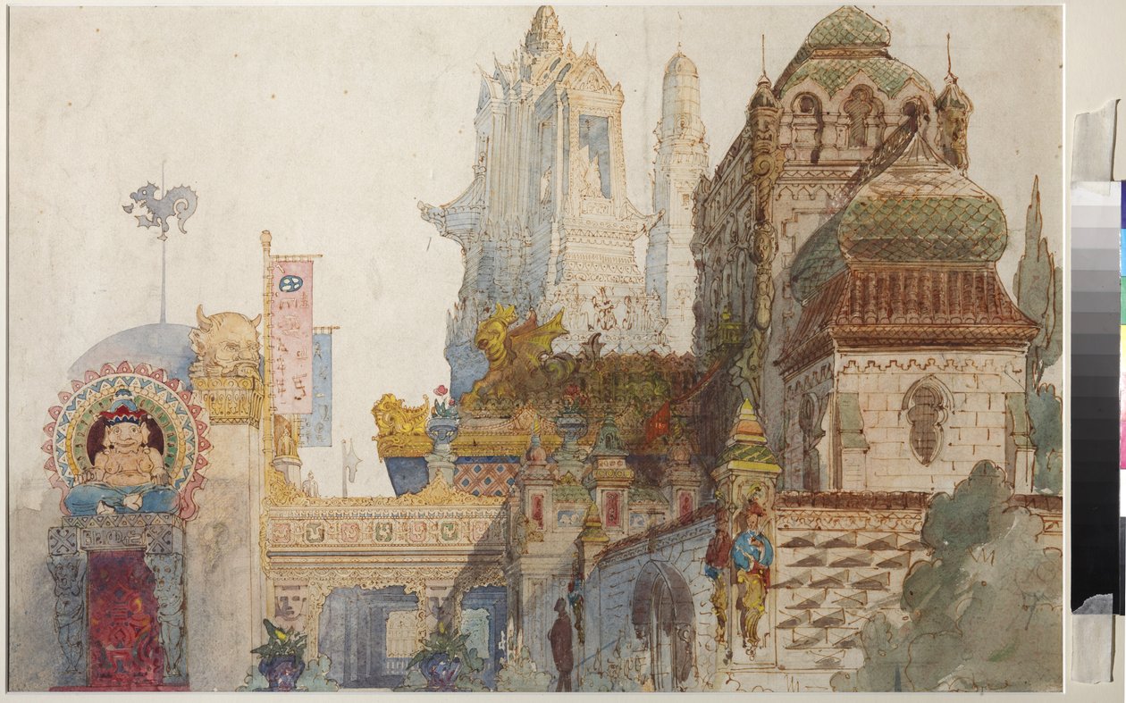 Décor de scène pour l