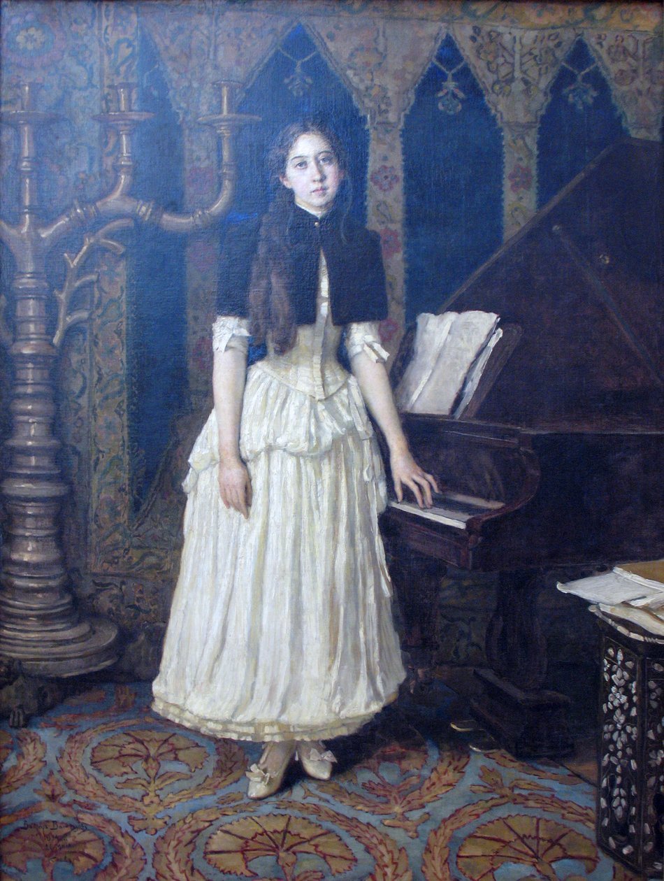 Portrait de E.A. Prakhova - Viktor Mikhaylovich Vasnetsov