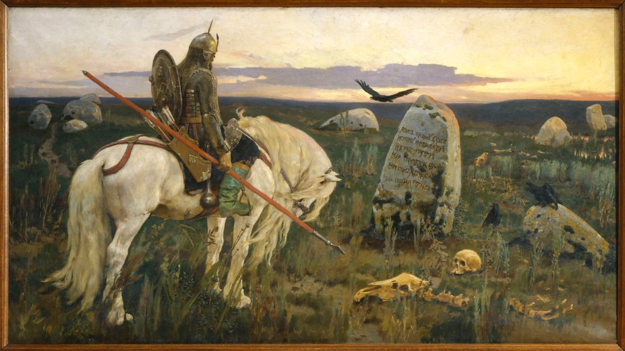 Le Chevalier à la Croisée des Chemins - Viktor Mikhaylovich Vasnetsov