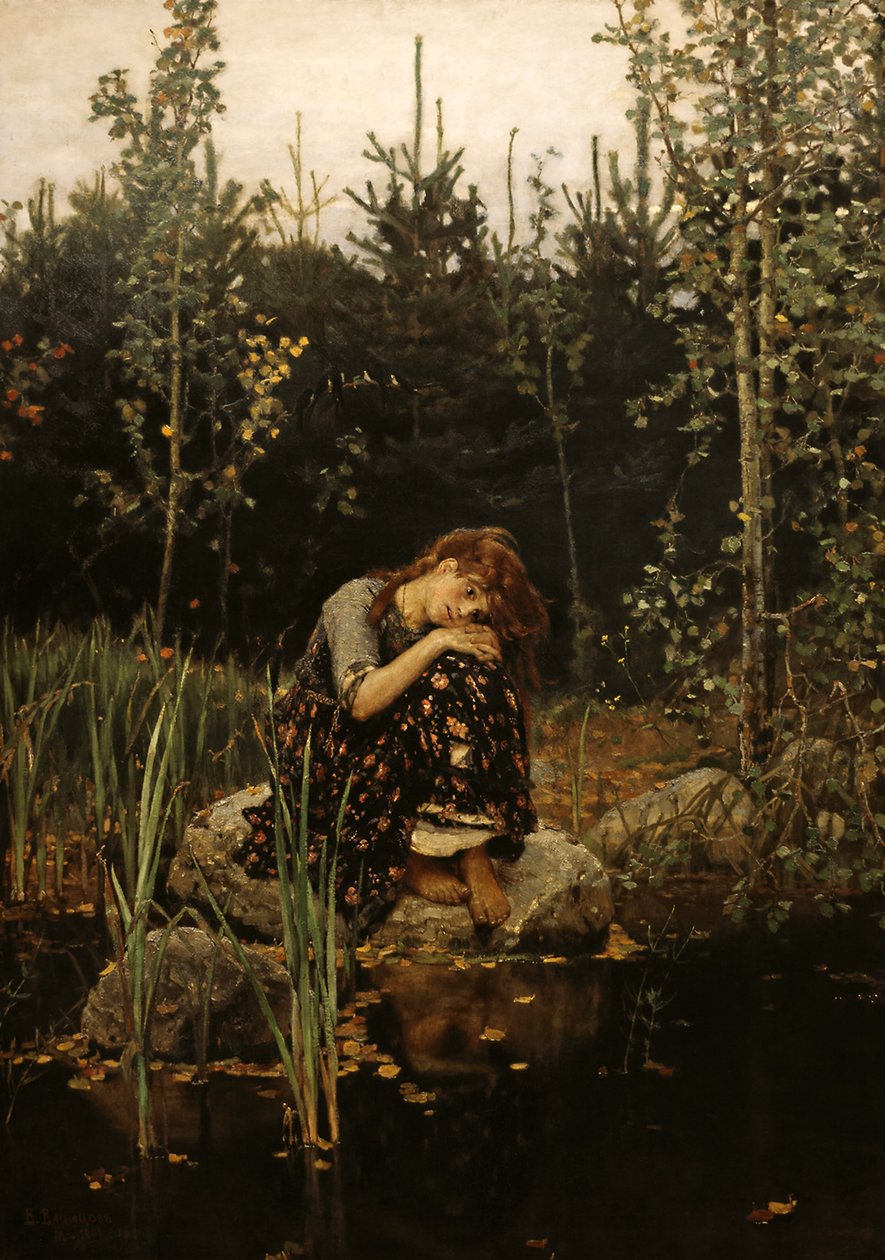 Alyonushka - Viktor Mikhaylovich Vasnetsov