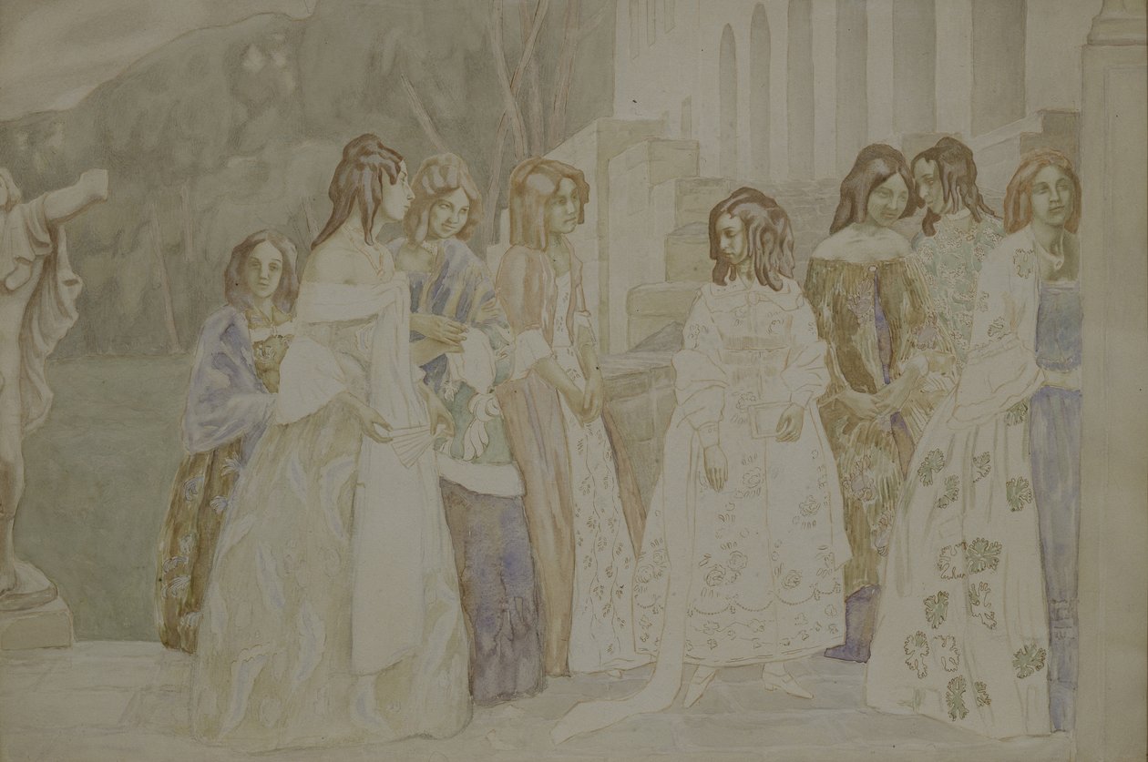 Requiem, 1905 - Viktor Elpidiforovich Borisov Musatov