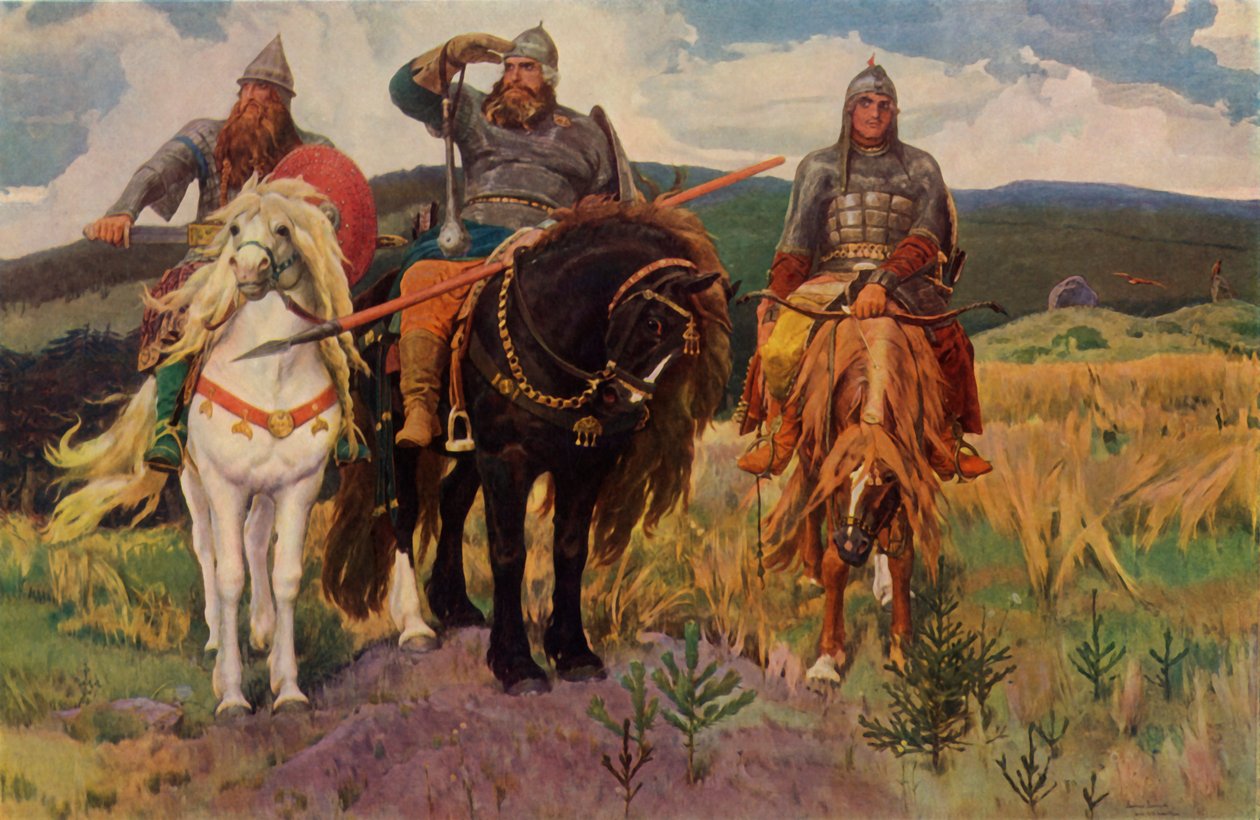 Les Guerriers - Viktor Mikhaylovich Vasnetsov