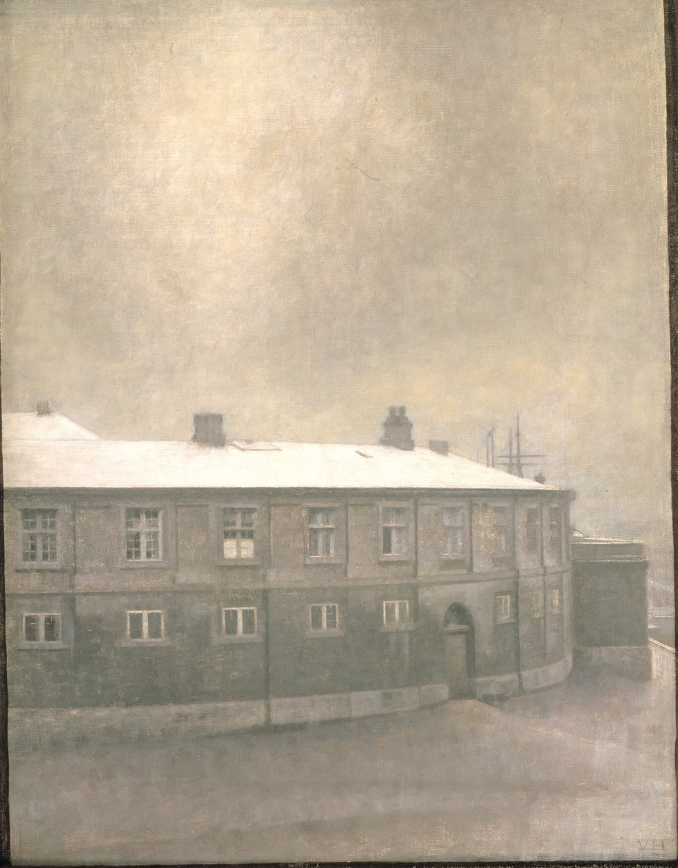 Une aile du palais de Christiansborg - Vilhelm Hammershøi