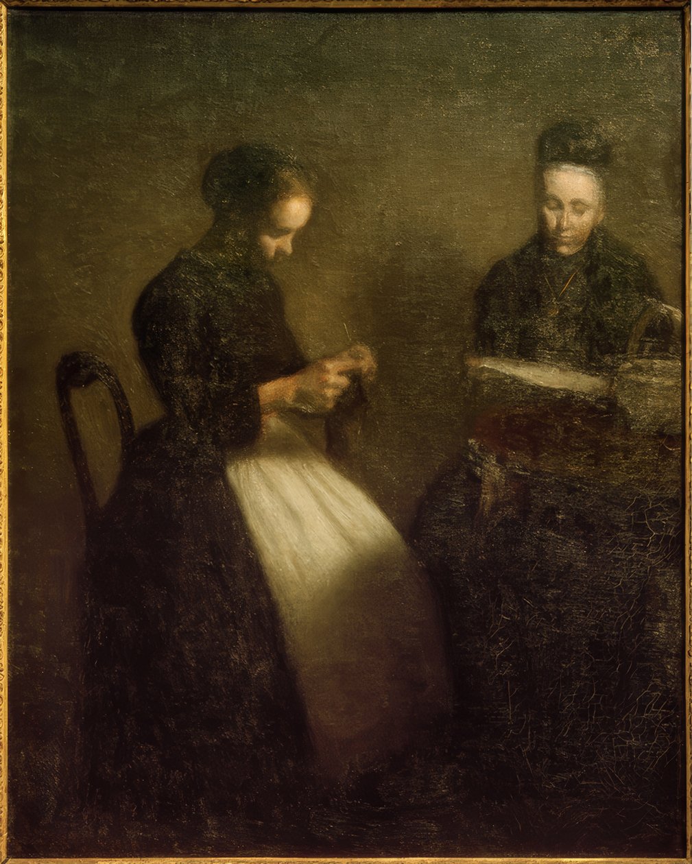 Intérieur du soir - Vilhelm Hammershoi