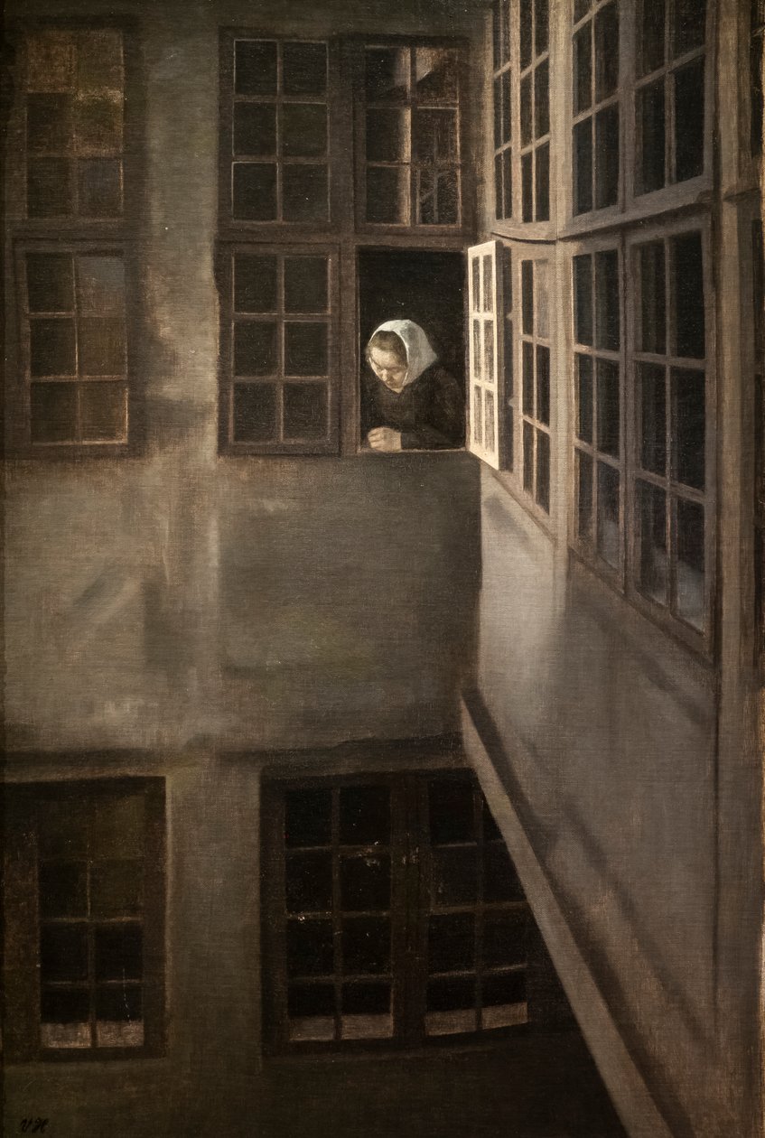 Cour, Strandgade 30 - Vilhelm Hammershoi