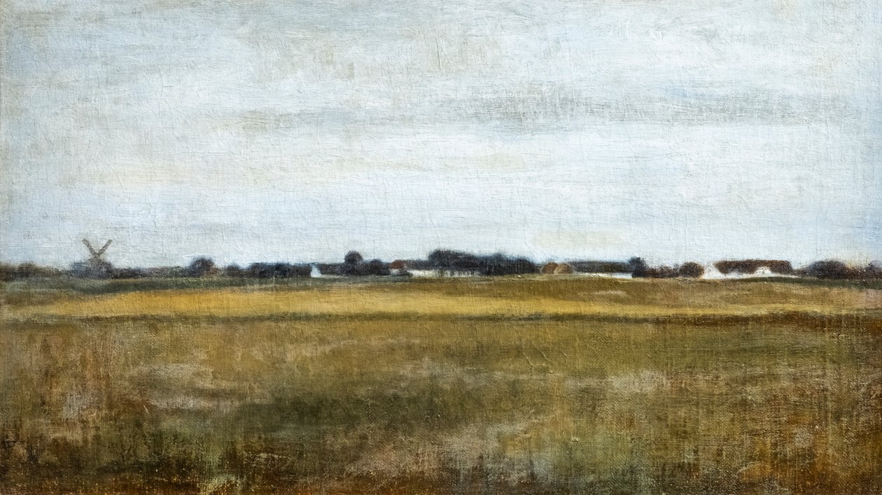 Paysage de Virum près de Frederiksdal, été - Vilhelm Hammershoi