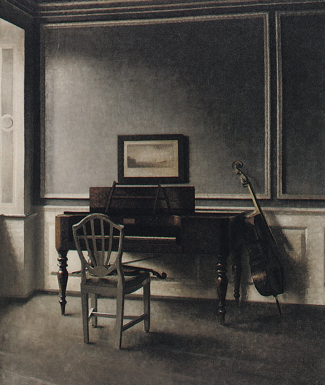 Le Vieux Piano. Strandgade 30, 1907 - Vilhelm Hammershoi