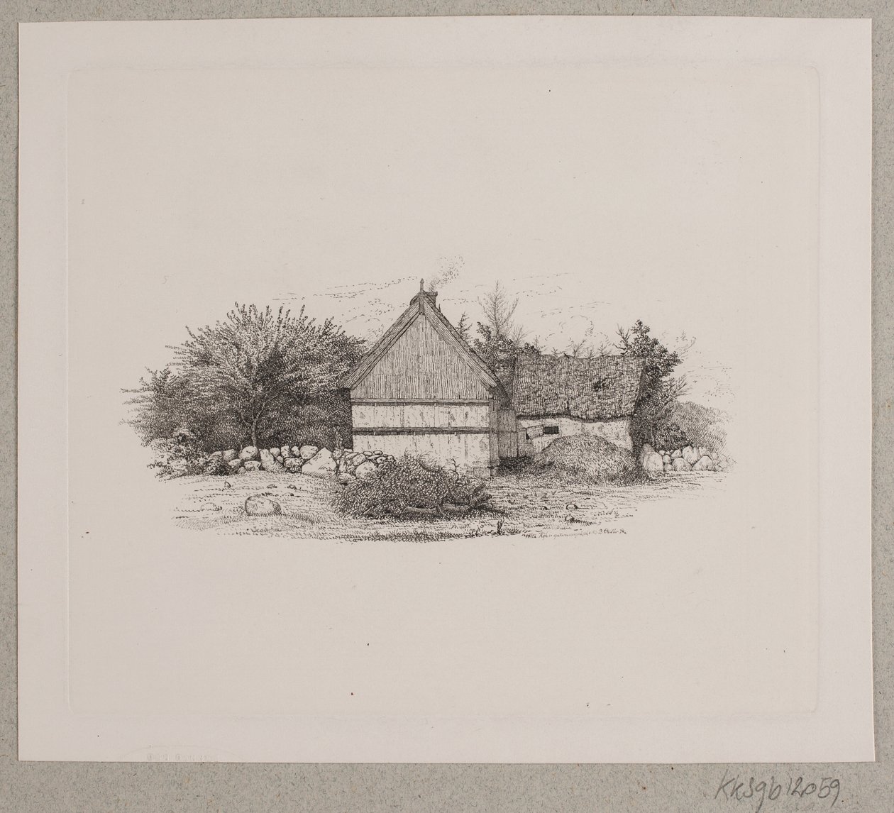 Et bondehus - Vilhelm Kyhn