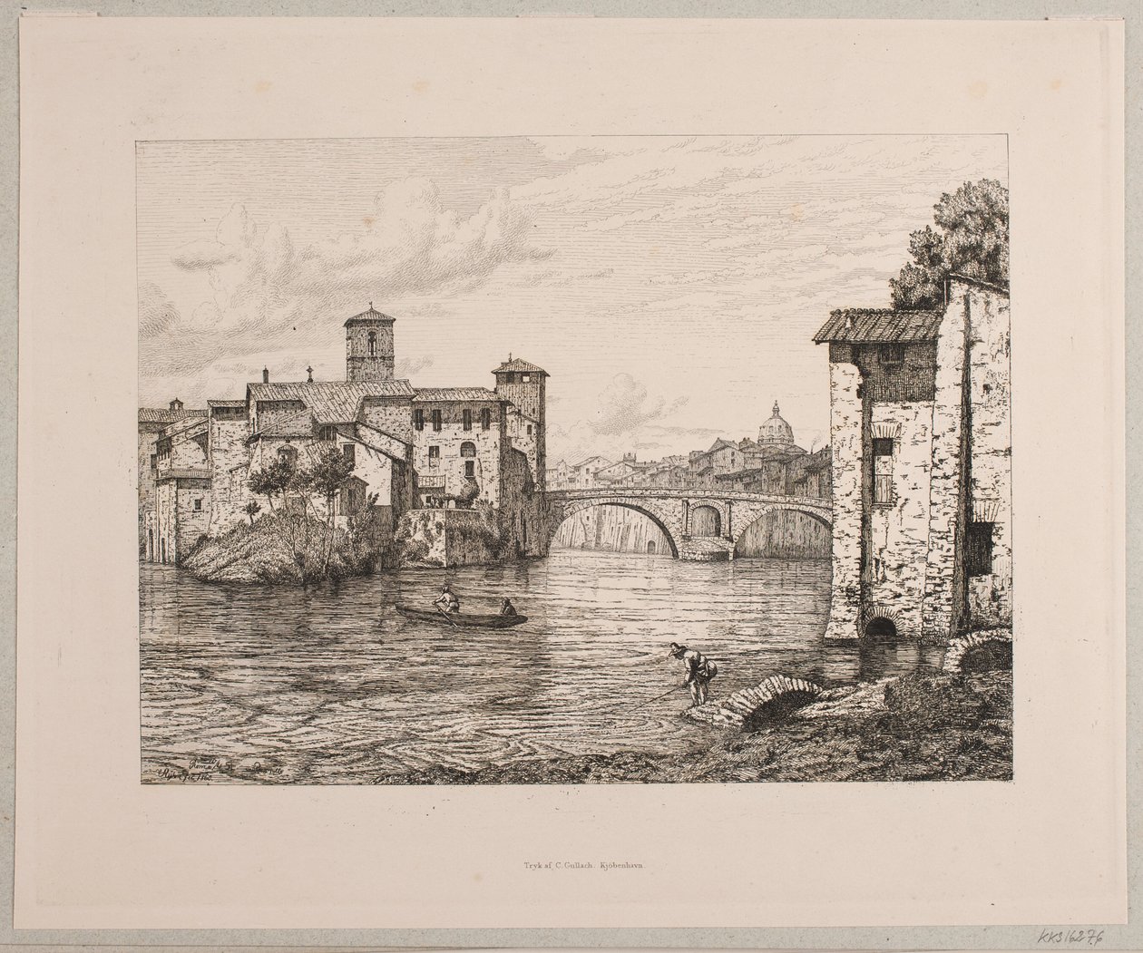 Partie près de Ponte Rotto à Rome - Vilhelm Kyhn