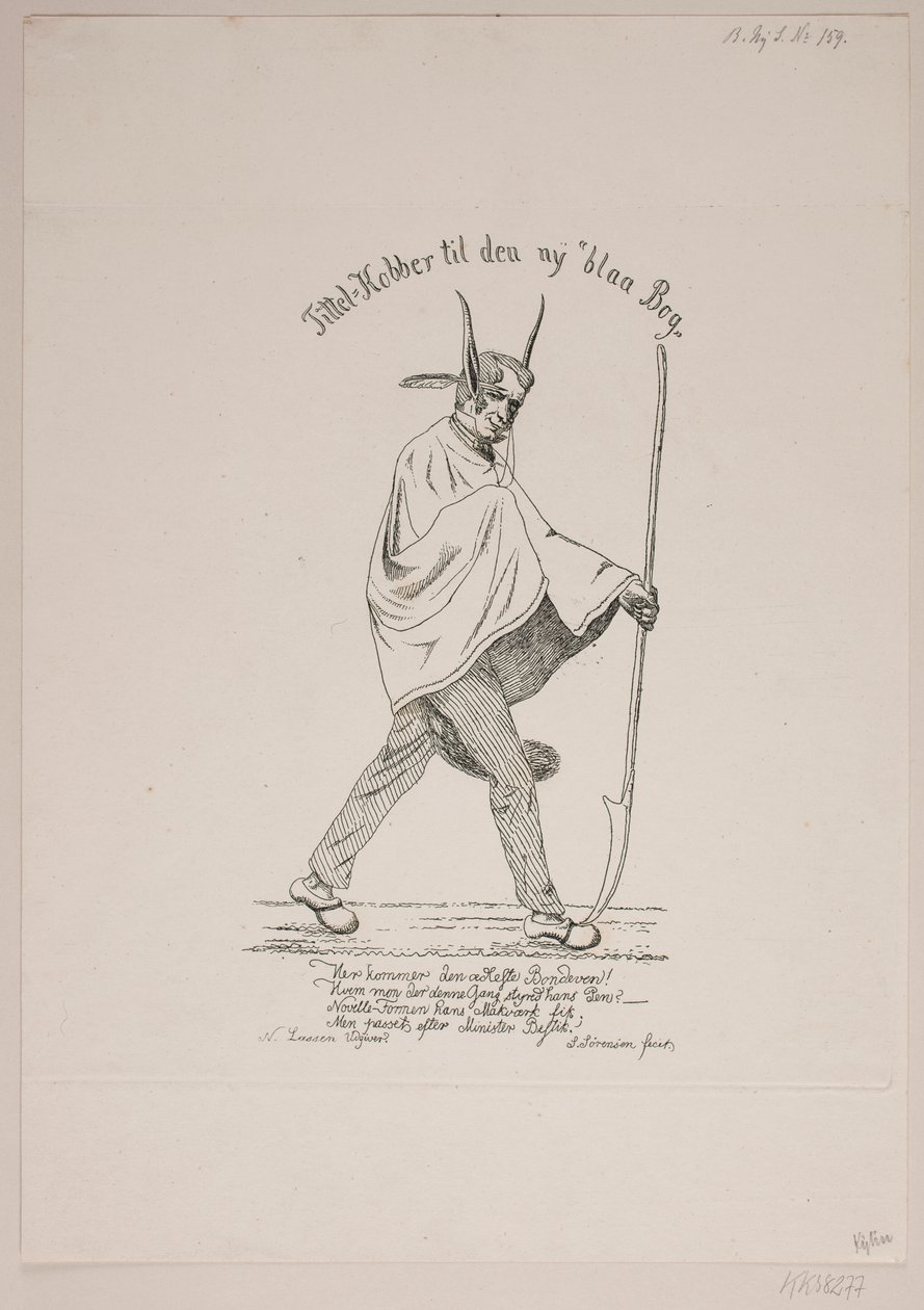 Portrait satirique - Vilhelm Kyhn