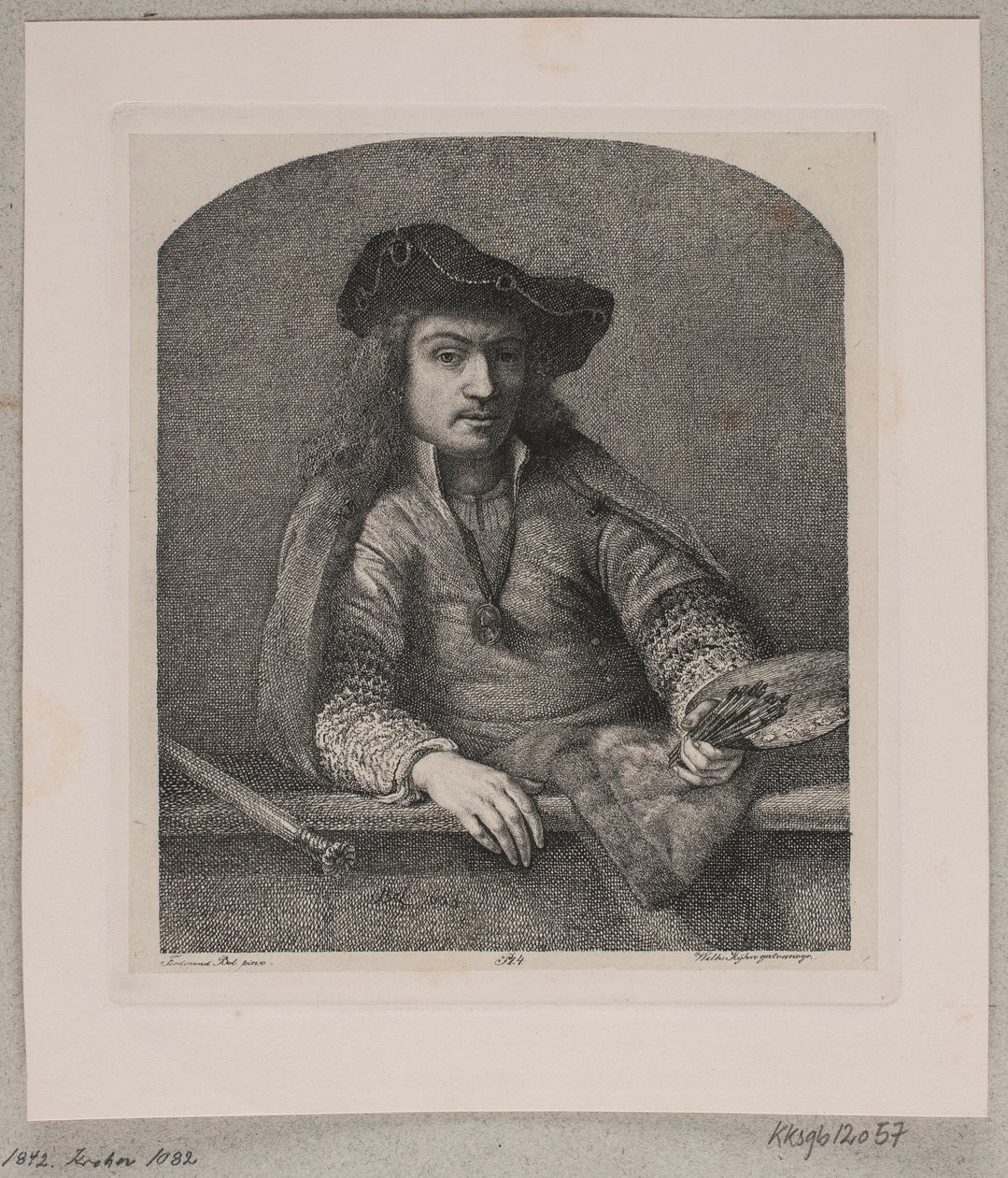 Autoportrait de Ferdinand Bol - Vilhelm Kyhn