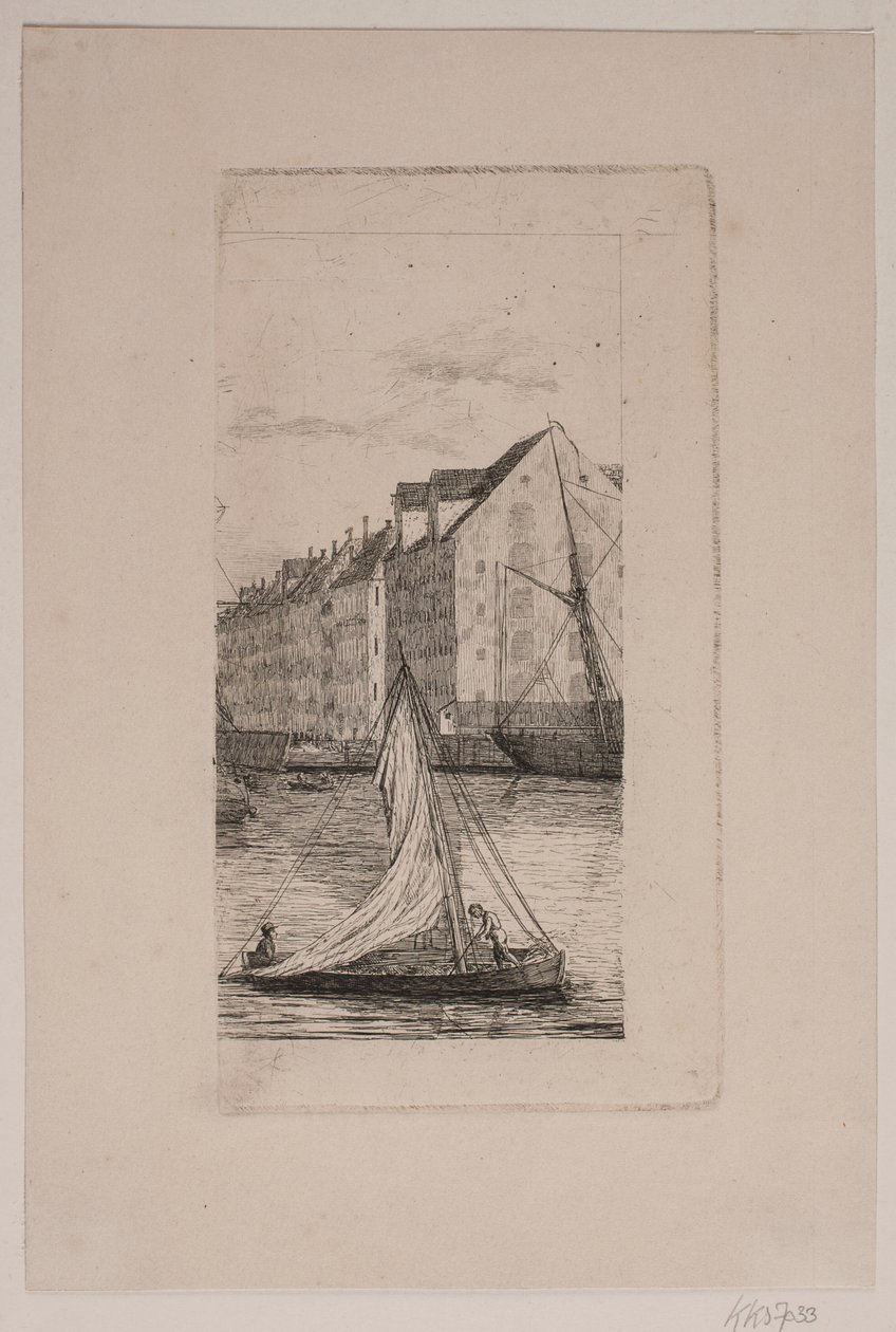 Udenfor Nyhavn Kanal - Vilhelm Kyhn