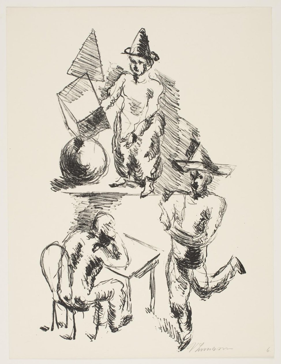 Feuille de "Klingens Kunstnermappe Nr. 2" - Vilhelm Lundstrøm