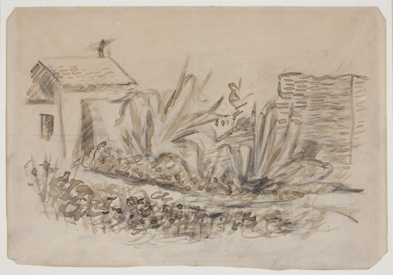 Paysage avec maison à gauche, sud de la France - Vilhelm Lundstrøm