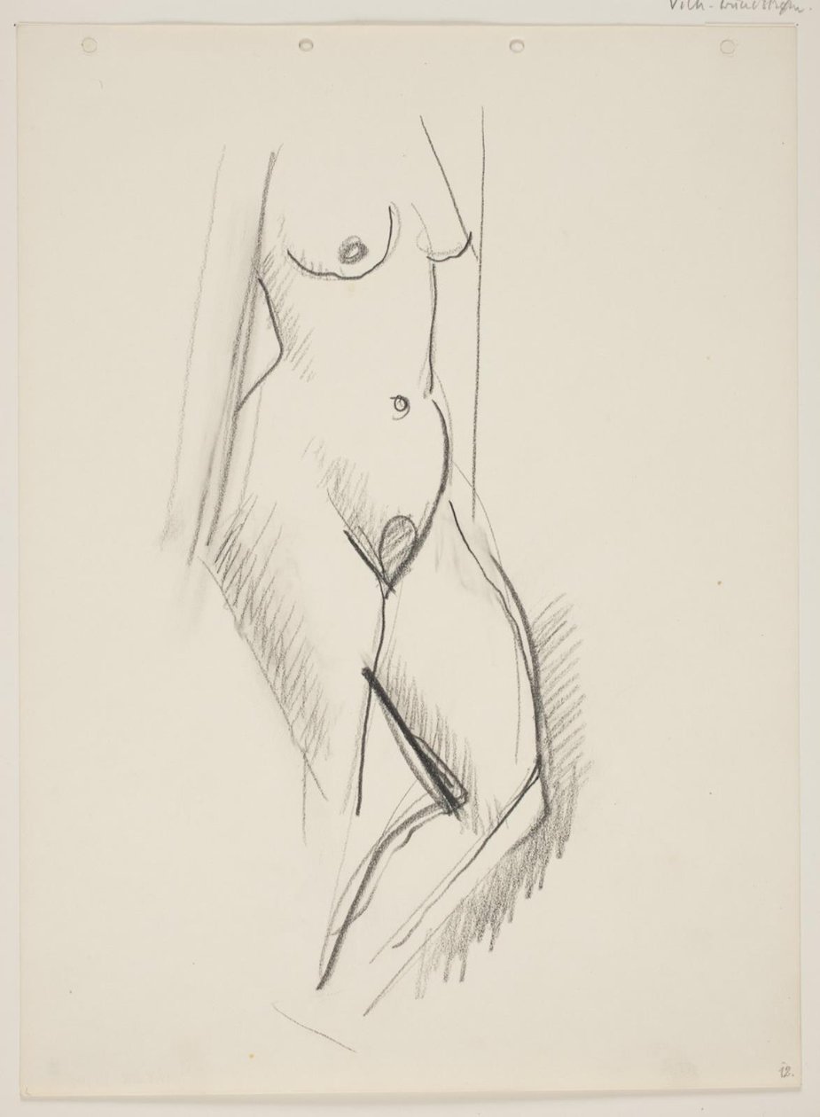 Femme nue debout, tournée vers la droite - Vilhelm Lundstrøm