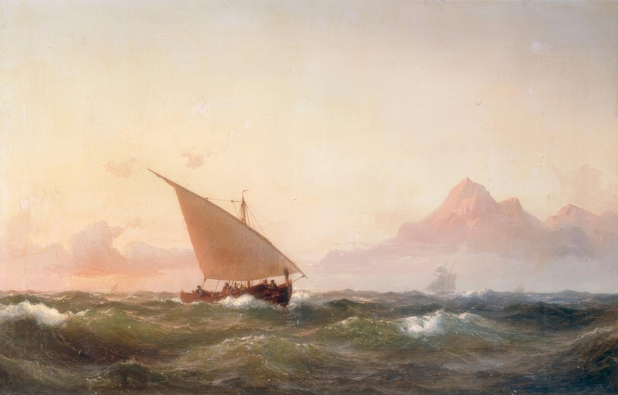 Devant la côte nord-africaine - Vilhelm Melbye