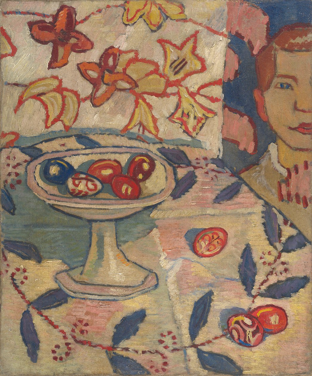 Nature morte avec des œufs colorés - Villem Ormisson