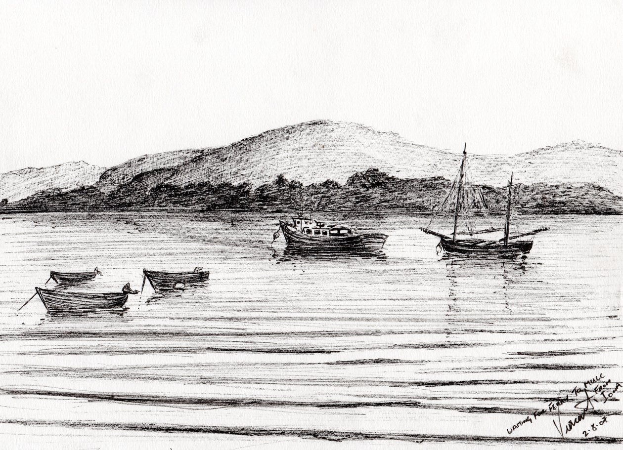 Bateaux au large d