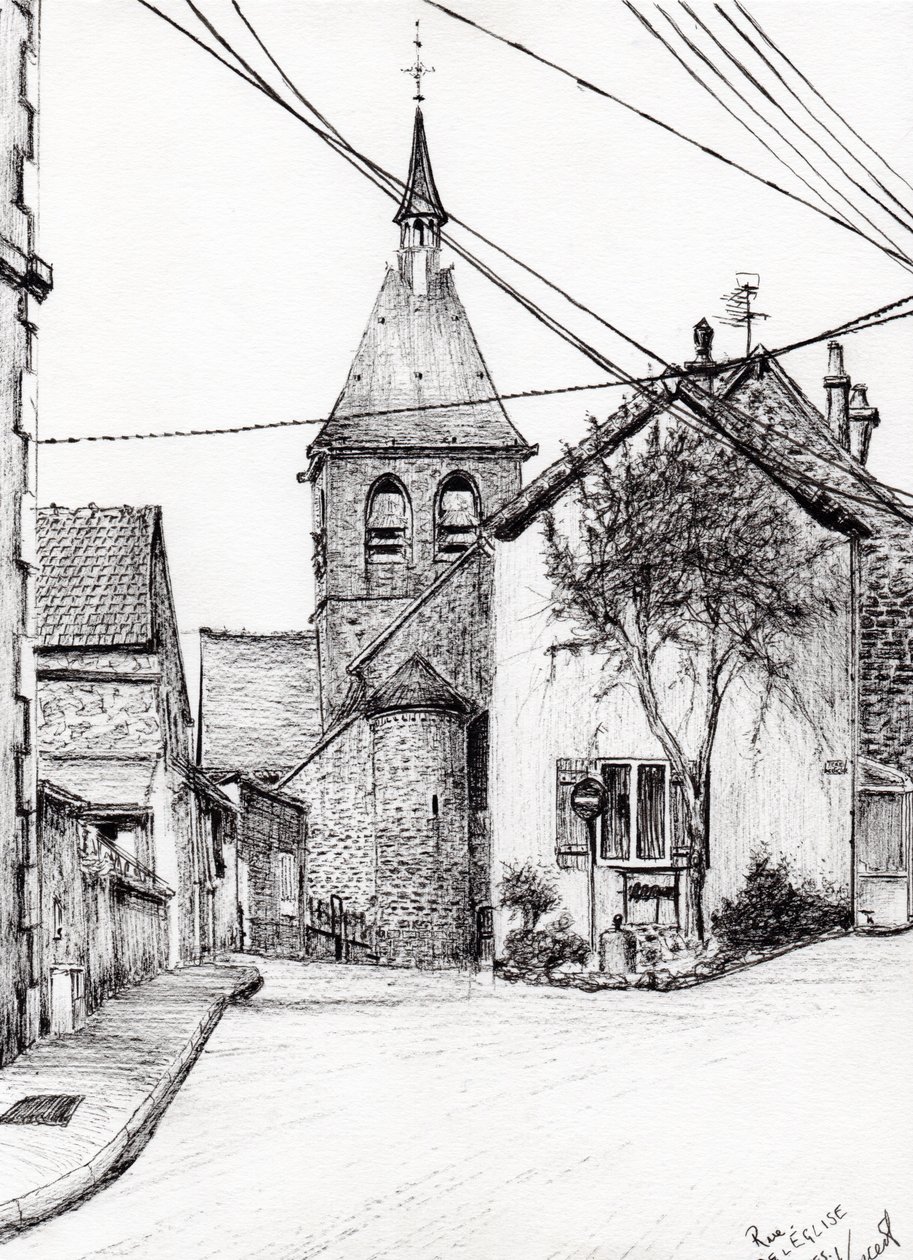 Église à Laignes France, 2007 - Vincent Alexander Booth