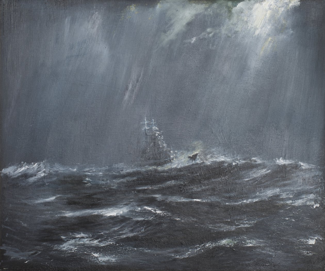 Gneisenau dans une tempête en mer du Nord 1940, 2006 - Vincent Alexander Booth