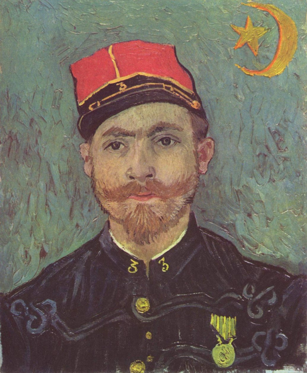 Portrait de Paul-Eugène Milliet, sous-lieutenant des Zouaves - Vincent van Gogh