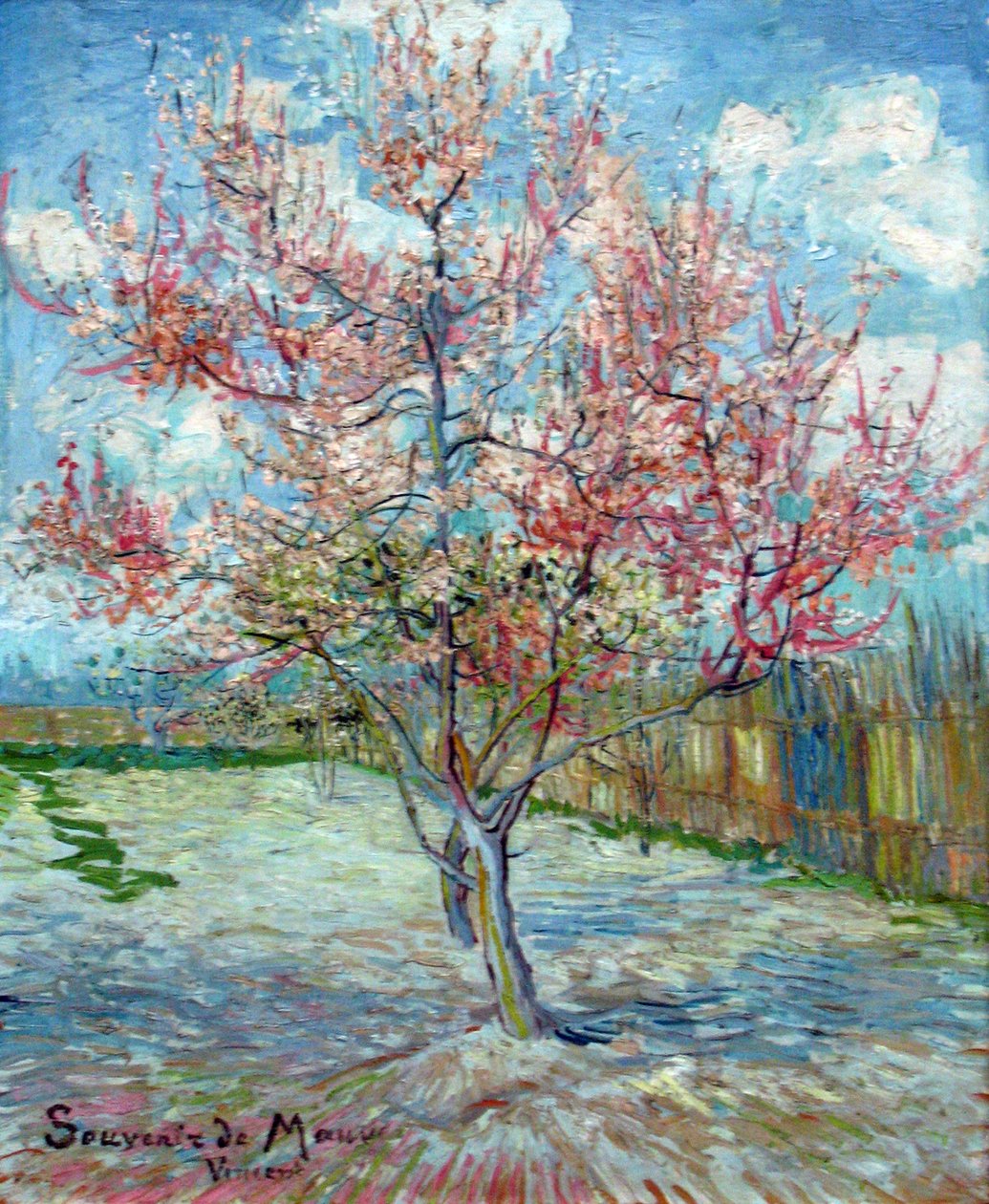 Pêchers roses (Souvenir de Mauve) - Vincent van Gogh