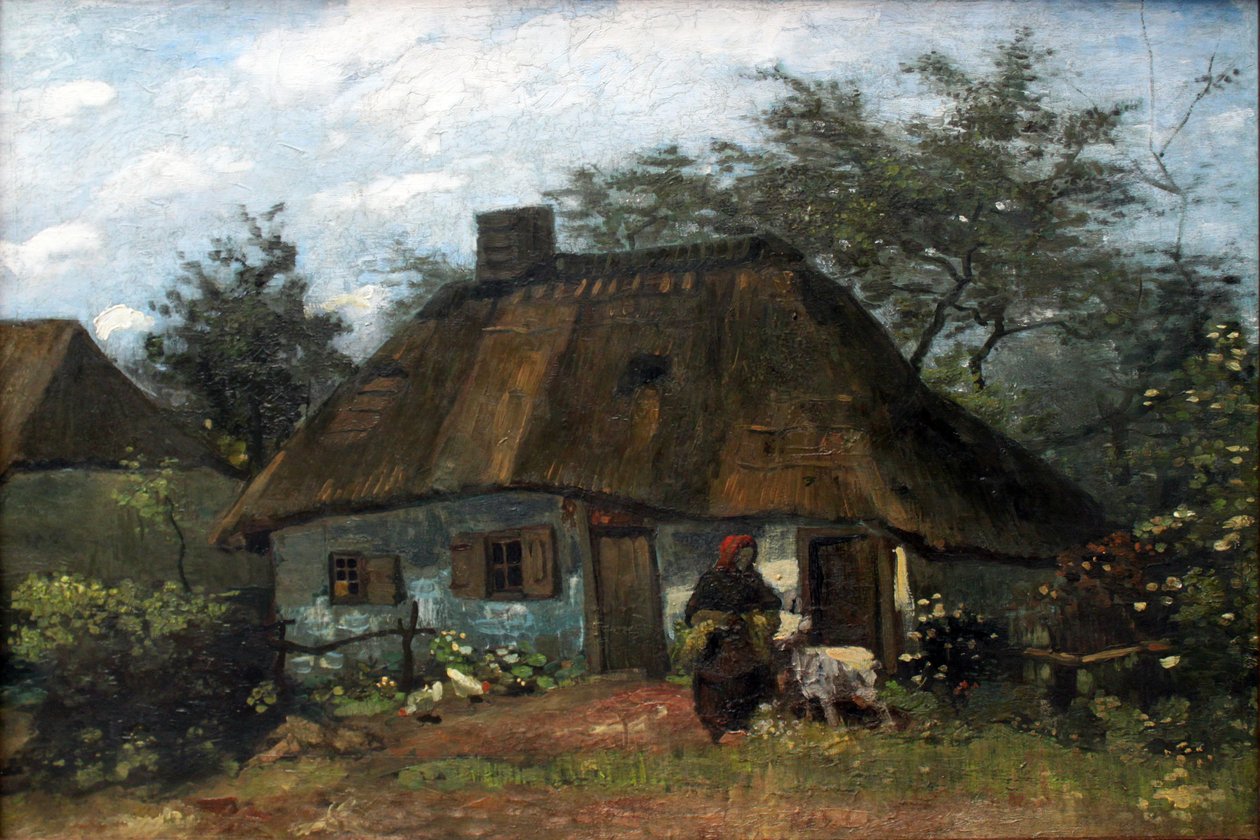 Ferme à Nuenen (La Chaumière) - Vincent van Gogh