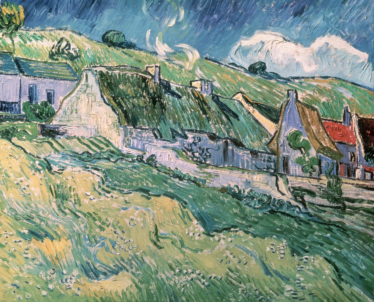 Cottages à Auvers-sur-Oise, 1890 - Vincent van Gogh