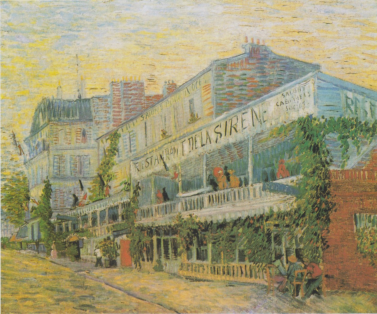 Le Restaurant de la Sirène à Asnières - Vincent van Gogh