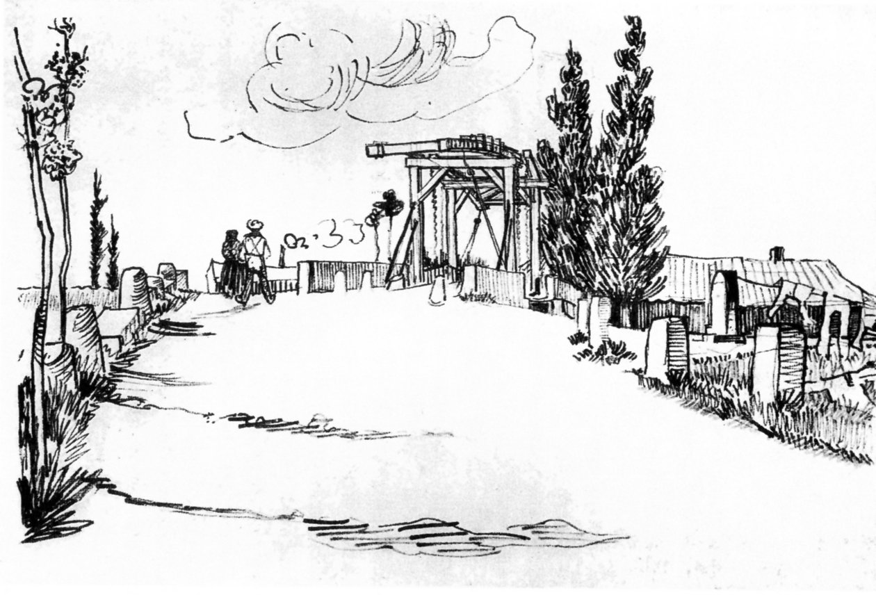 Le pont Langlois près d