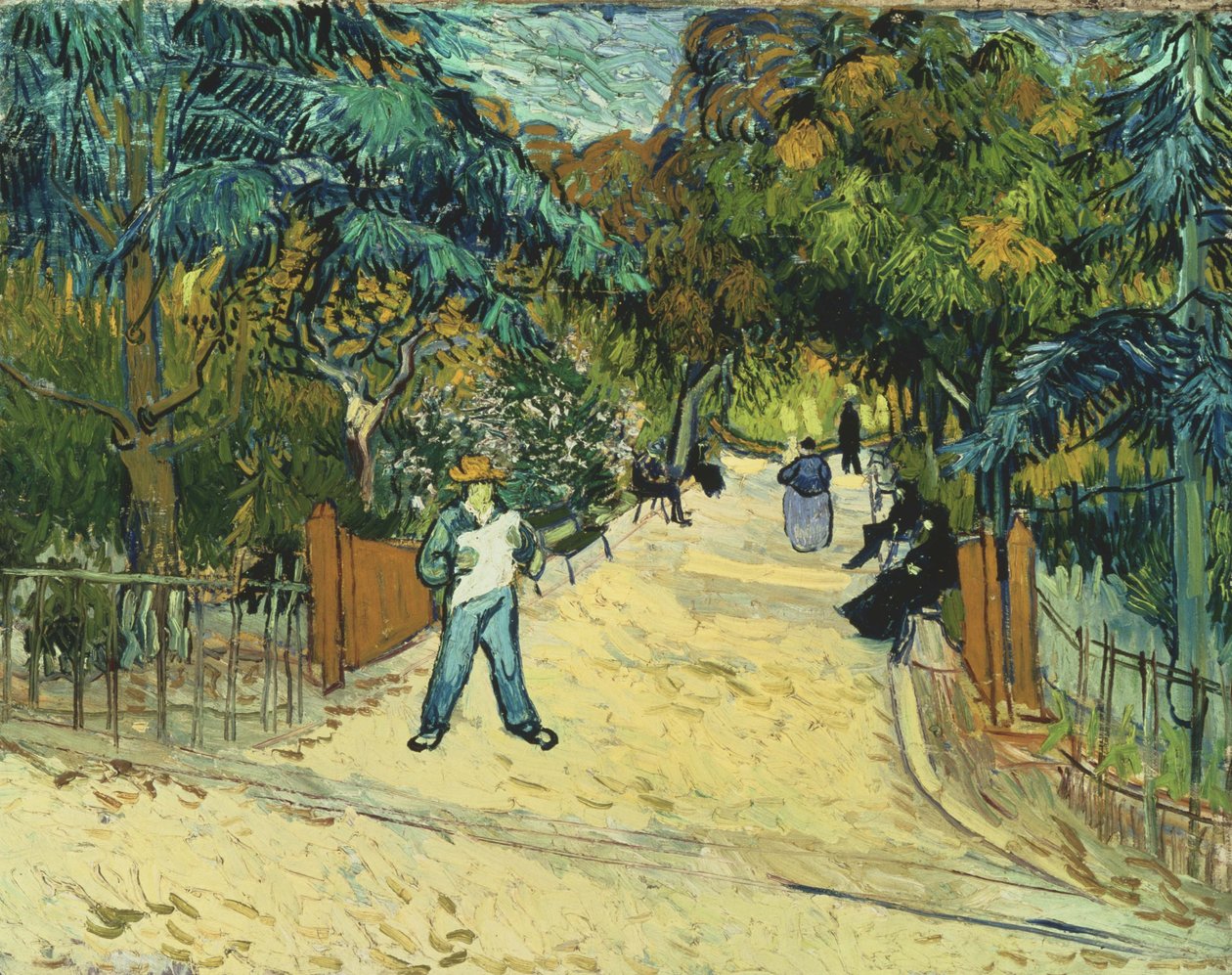 Entrée des jardins publics à Arles - Vincent van Gogh