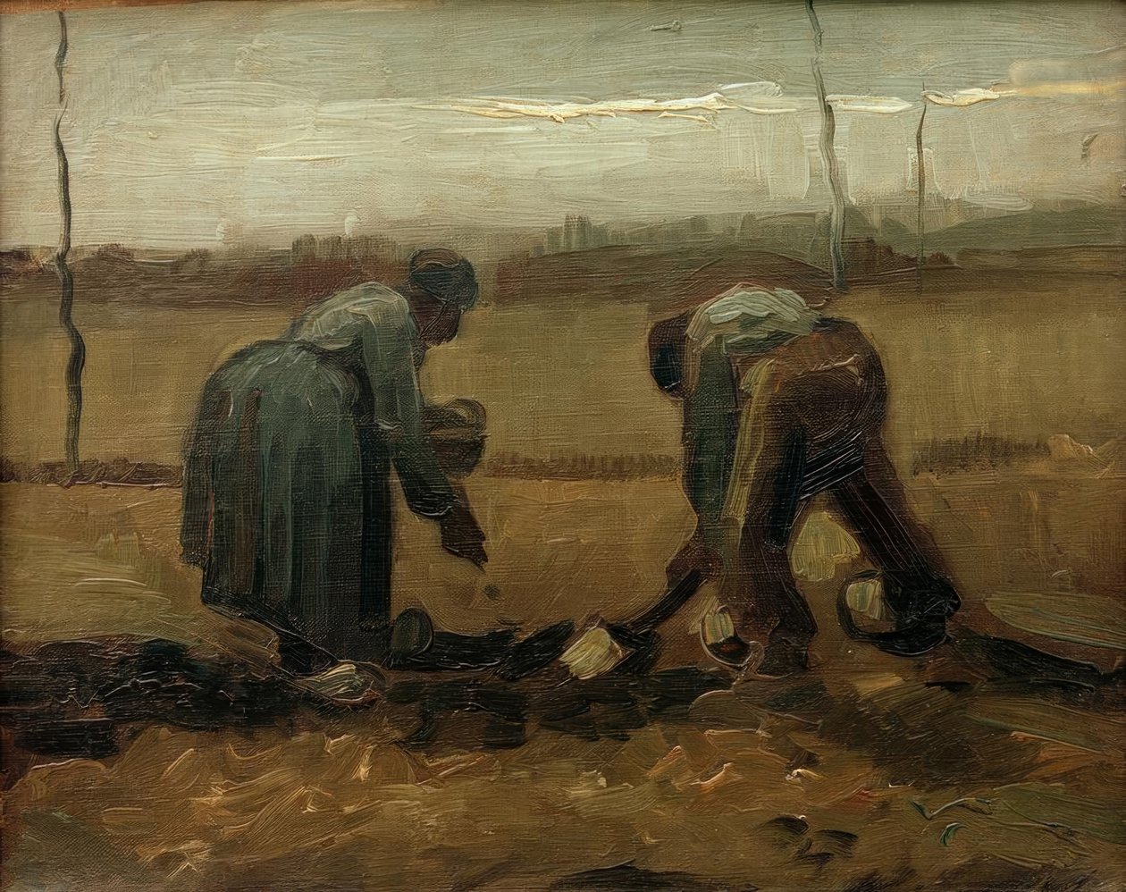 Plantation de pommes de terre - Vincent van Gogh