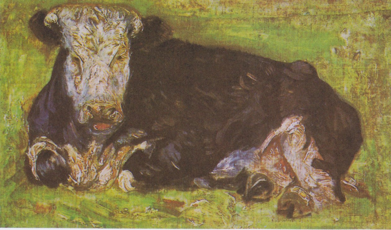 Vache Couchée - Vincent van Gogh