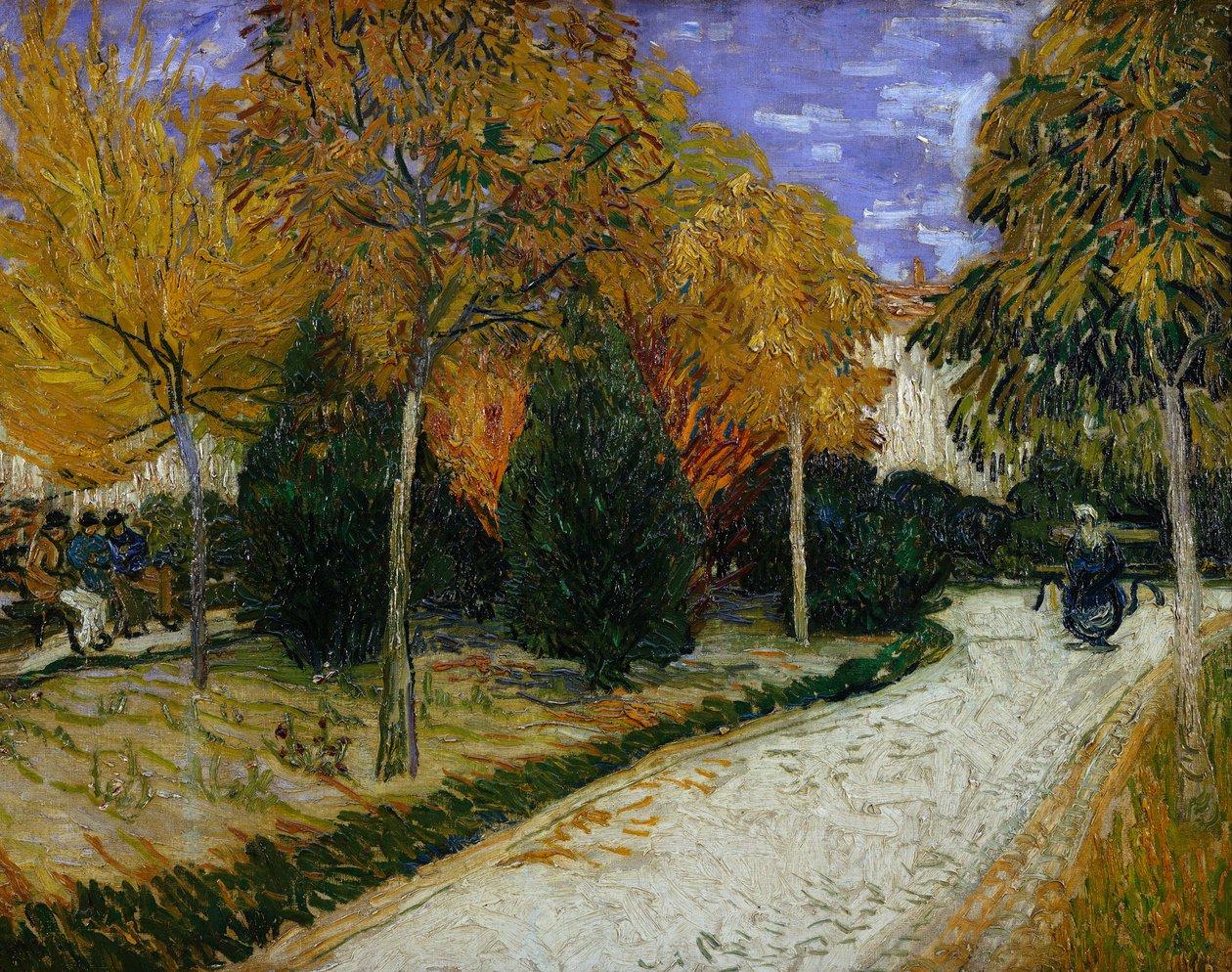 Chemin dans le parc à Arles, 1888 - Vincent van Gogh