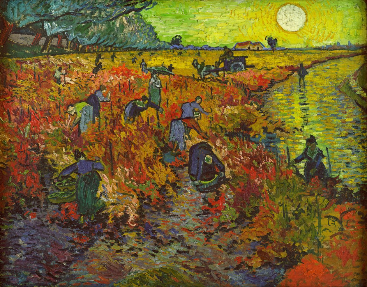 Vignoble rouge à Arles - Vincent van Gogh