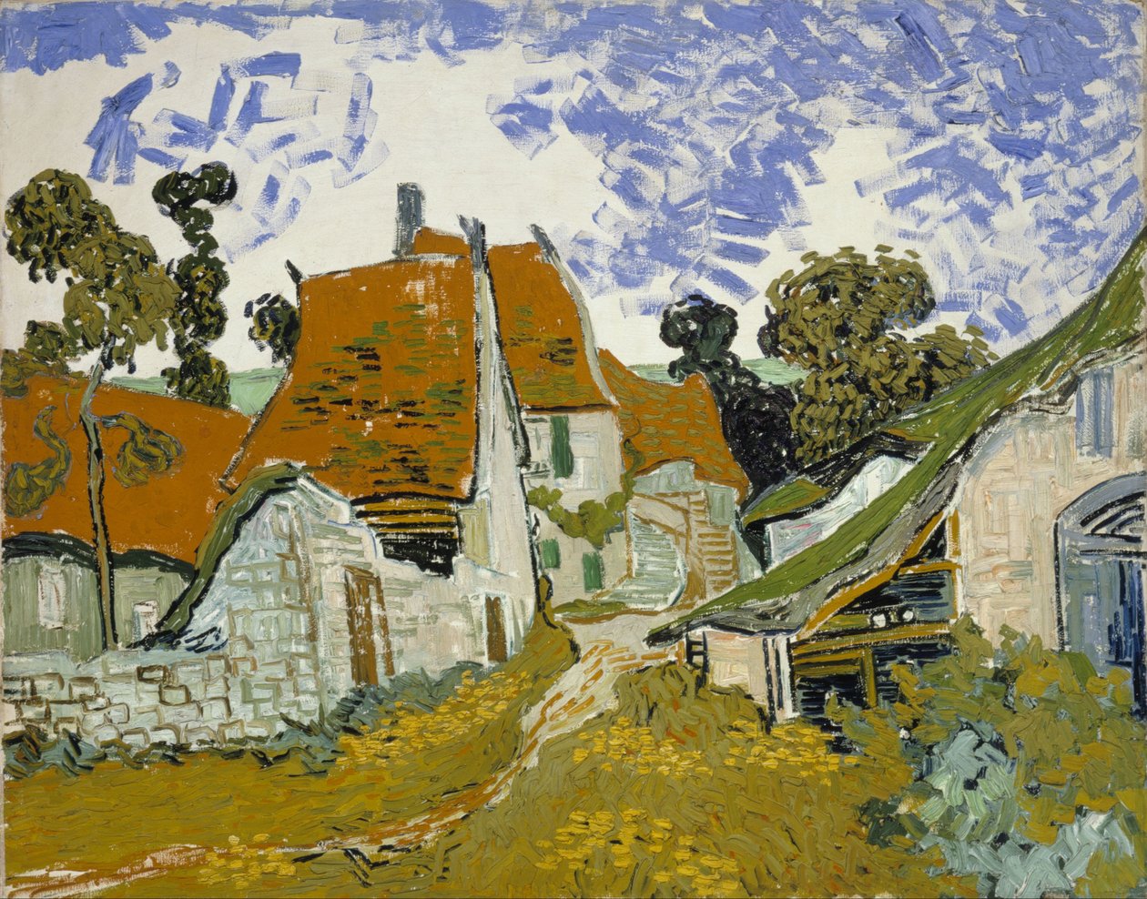 Rue à Auvers-sur-Oise - Vincent van Gogh