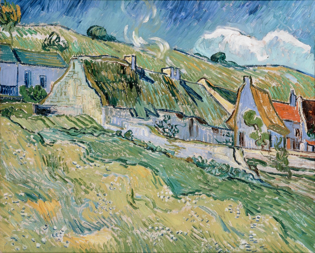 Chaumières - Vincent van Gogh