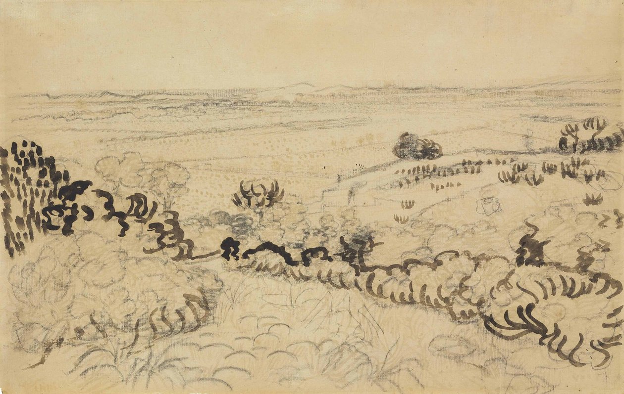 Vue de Montmajour - Vincent van Gogh